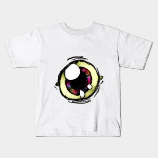 Colorful creepy eye Kids T-Shirt